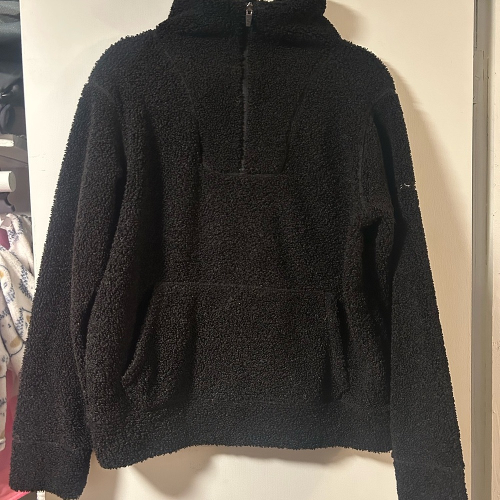 Spyder Black Fleece Quarter Zip